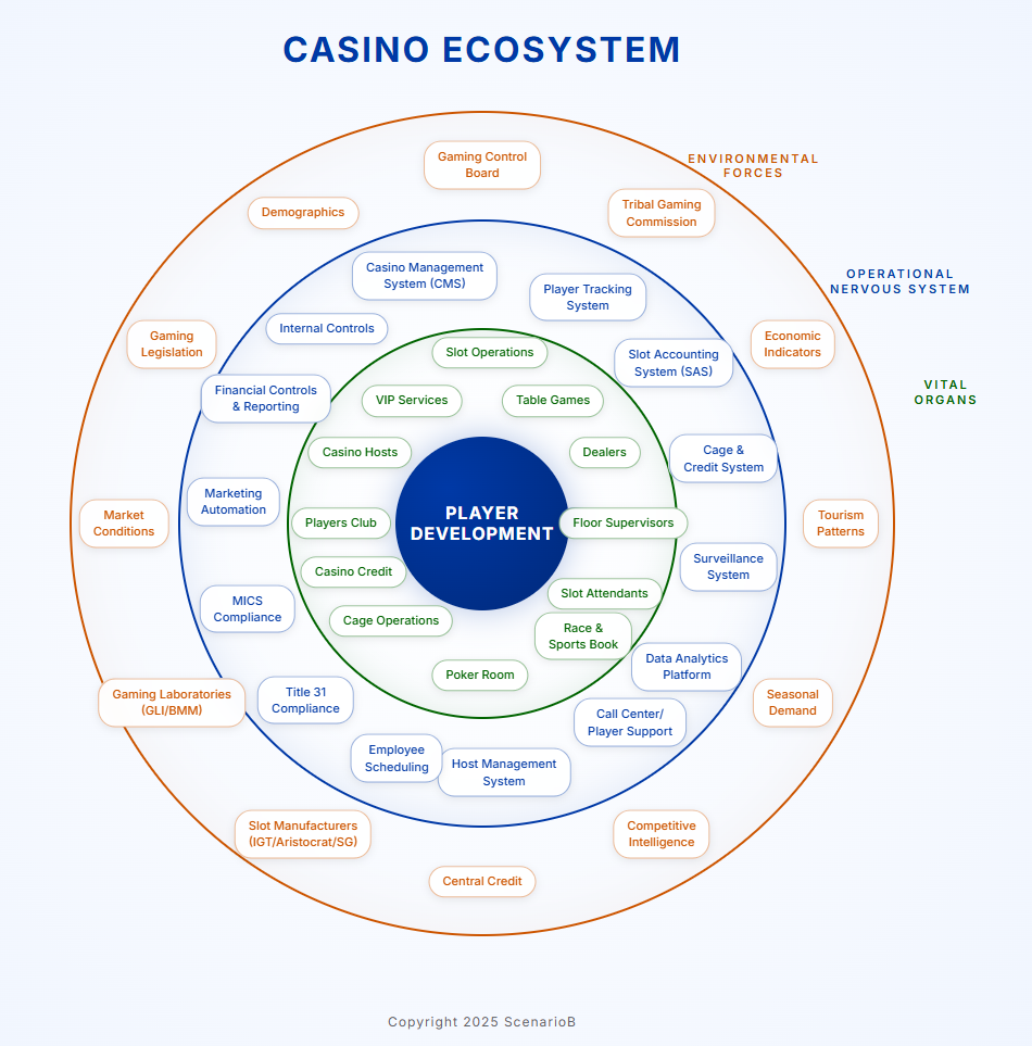 Casino Ecosystem Diagram